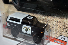 Hot Wheels Premium - 1985 Ford Bronco K9 Unit Police Truck