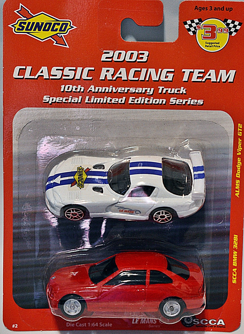 Sunoco Dealer Promo - America LeMans Series Dodge Viper GT2 & SCCA BMW 328i
