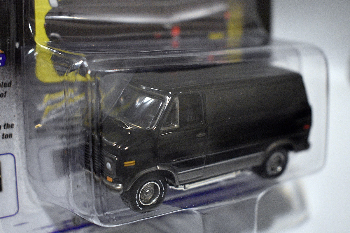Johnny Lightning Street Freaks - Blacked Out - 1976 Chevrolet G20 Van
