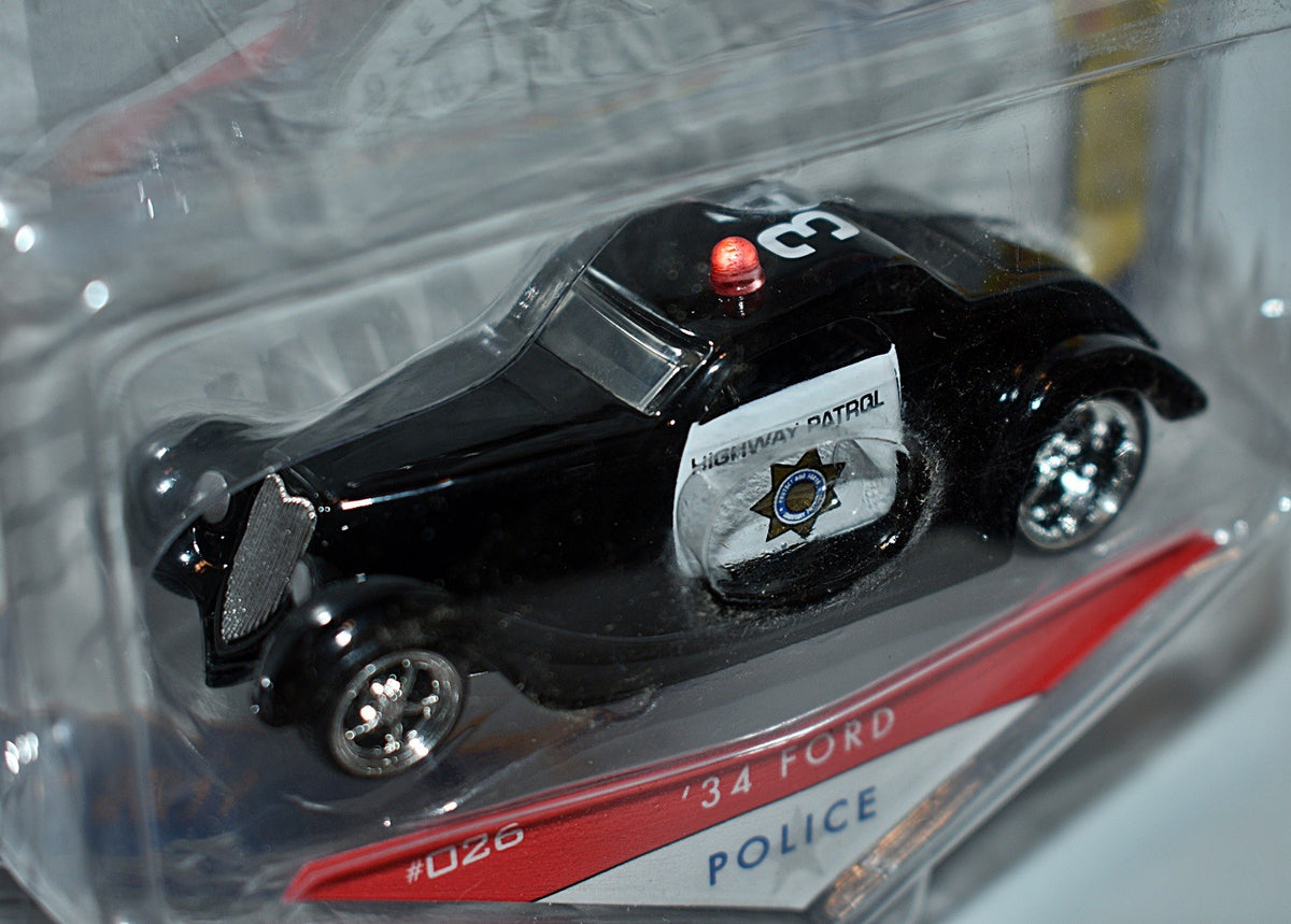 Jada Badge City - 1934 Ford Coupe Police Patrol Car