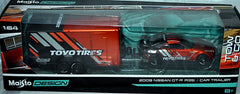 Maisto - Design - Toyo Tires Nissan GT-R (R35) & Race Trailer Set