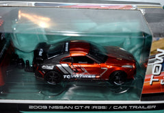 Maisto - Design - Toyo Tires Nissan GT-R (R35) & Race Trailer Set