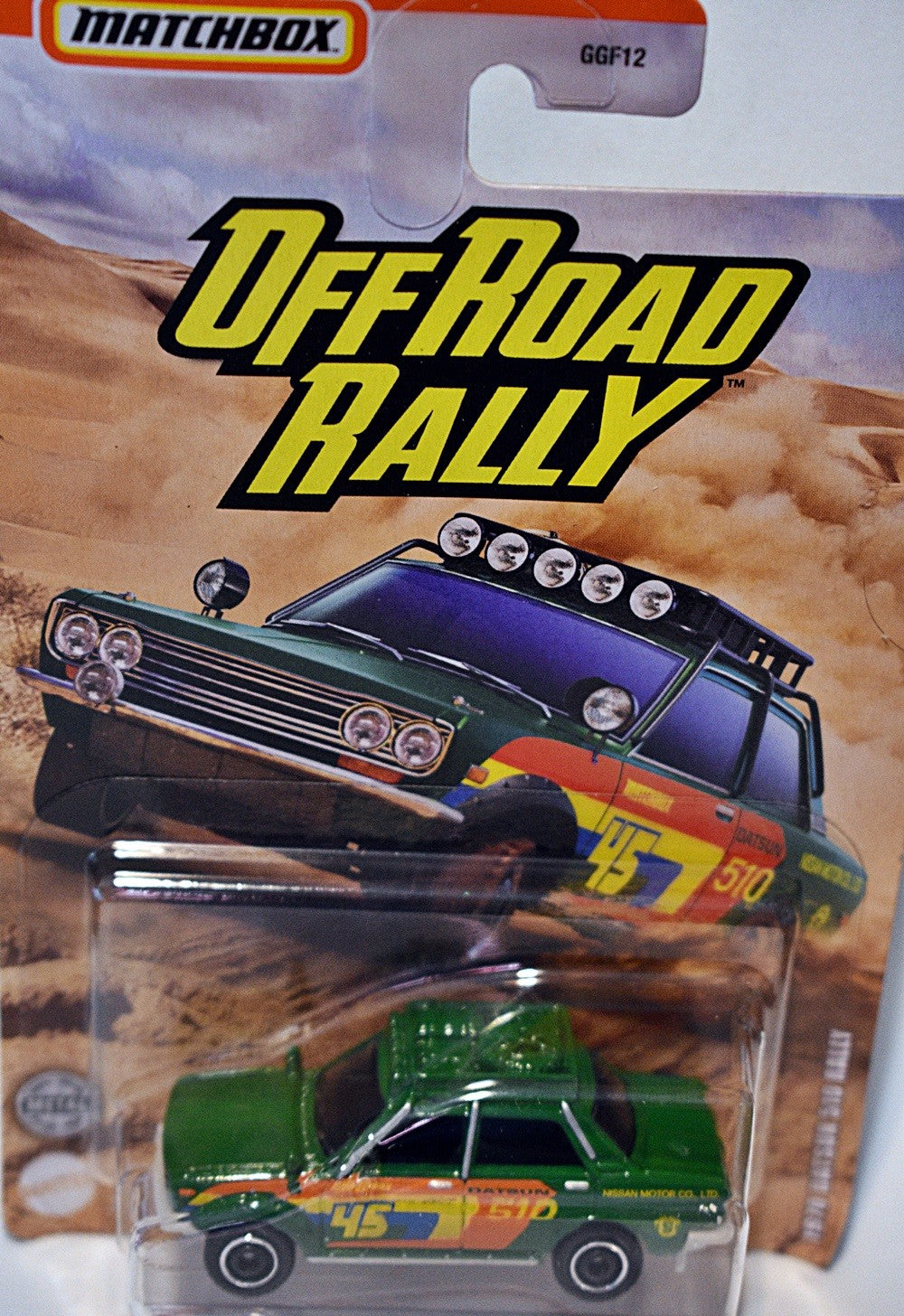 Matchbox - 1970 Datsun 510 Rally Car