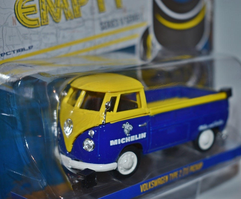 Greenlight -  LE 1:43 Scale - Running on Empty - Michelin Volkswagen Type 2 Pickup Truck