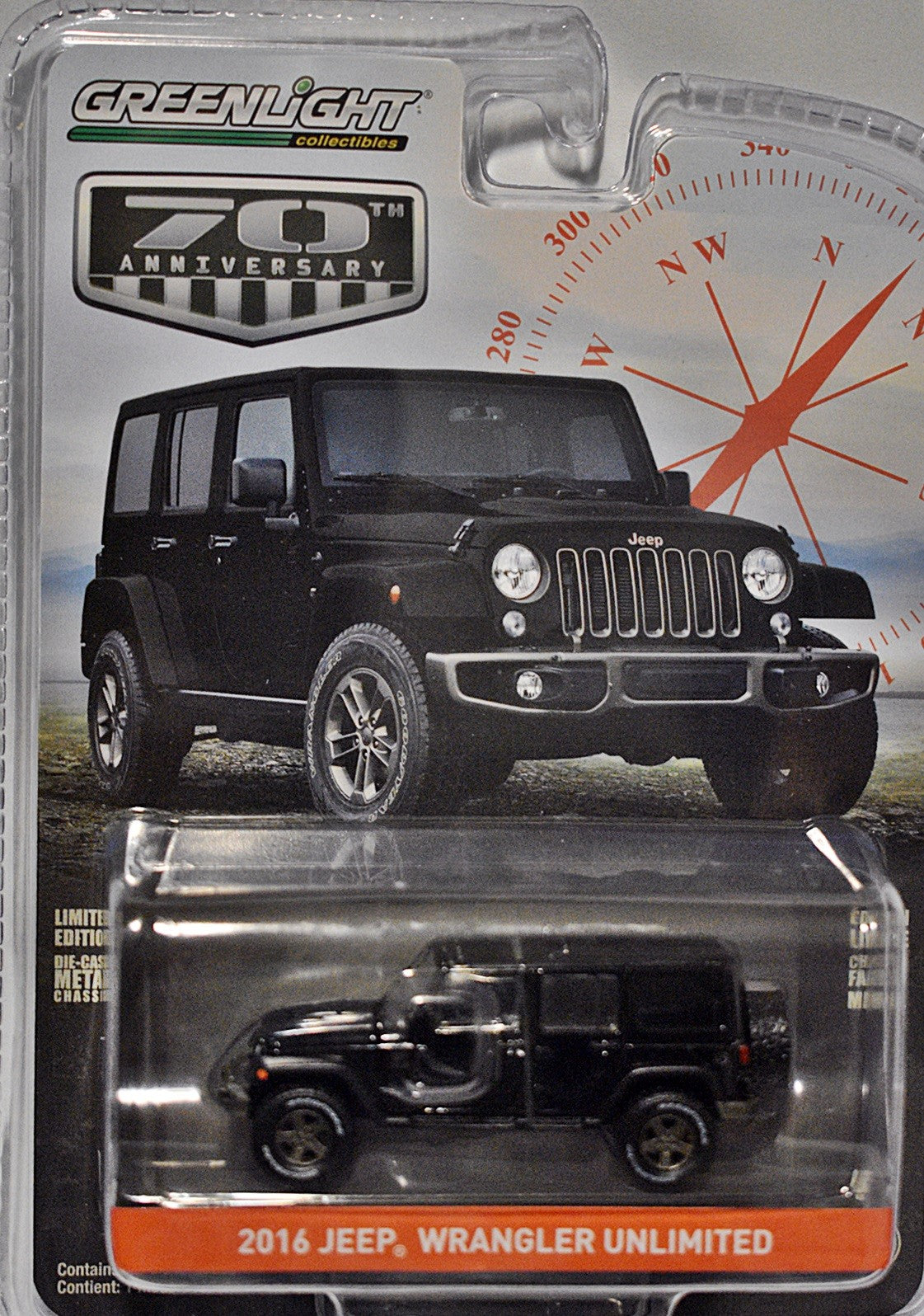 Greenlight Anniversary Series - Jeep 75th Anniversary - Jeep Wrangler Unlimited