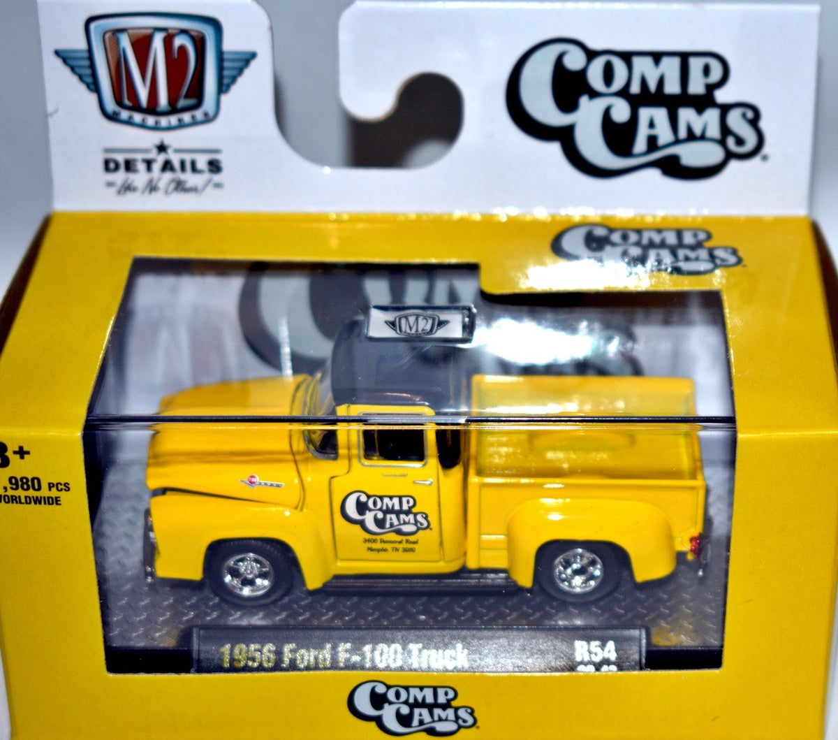 M2 Machines Auto-Thentics - Comp Cams 1956 Ford F-100 Pickup Truck