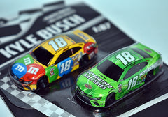 Lionel NASCAR Authentics: Kyle Busch HO Scale M&M's and Interstate Toyota Camry Stock Car Set