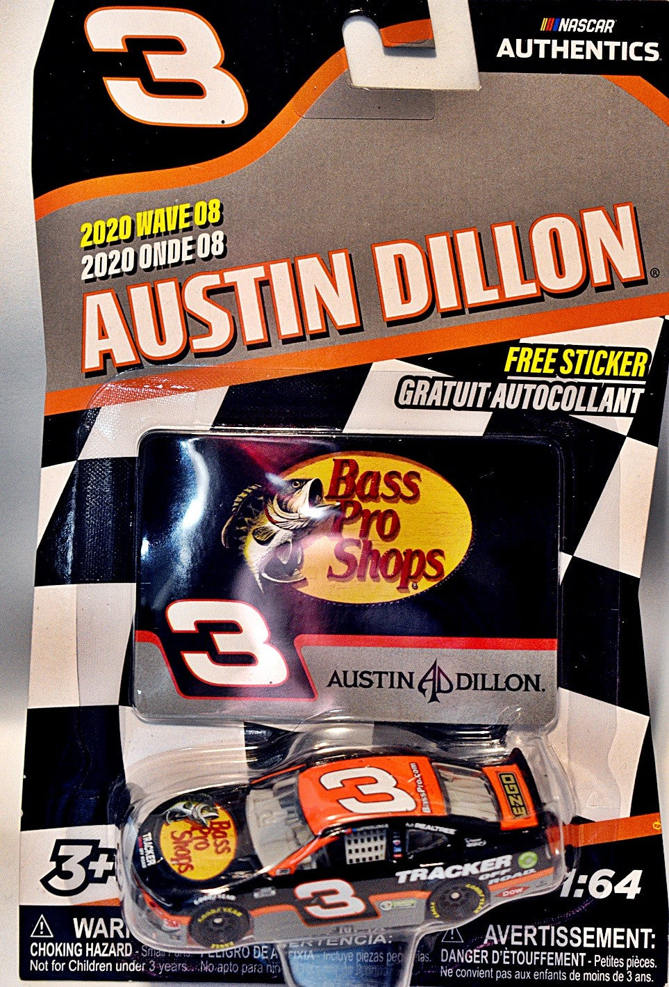 NASCAR Authentics - RCR Racing - Austin Dillon Bass Pro Shops/Tracker Boats Chevrolet Camaro