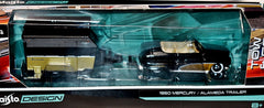Maisto - Transport - 1950 Mercury Lead Sled Convertible and Alemeda Trailer