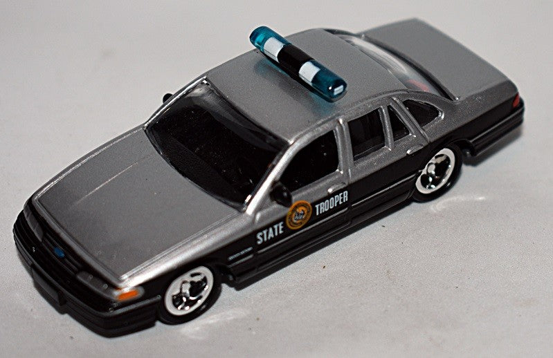 Johnny Lightning - American Blue - North Carolina State Trooper Ford Crown Vic Patrol Car