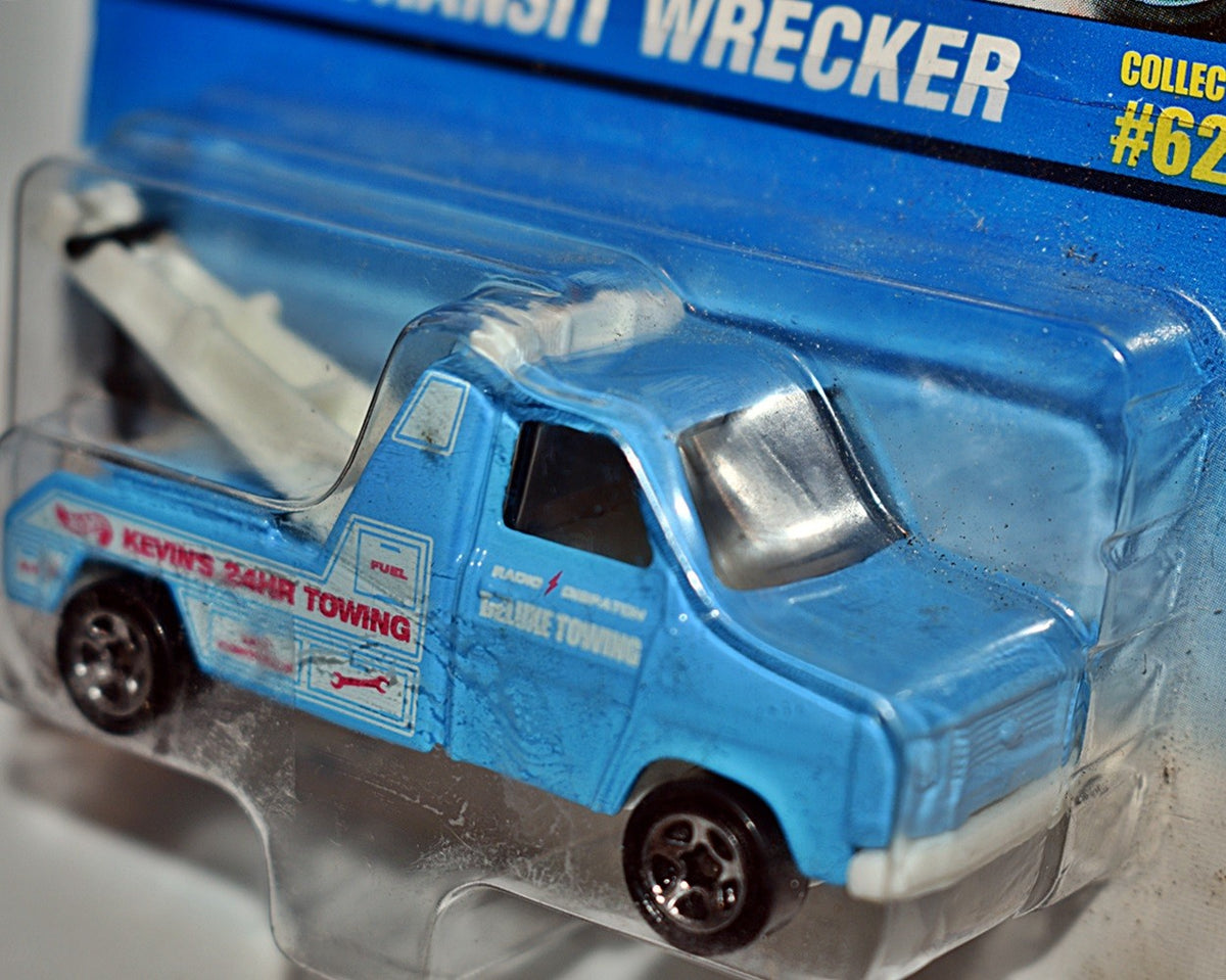 Hot Wheels - Rare Corgi Casting - Ford Transit Wrecker - Breakdown Truck