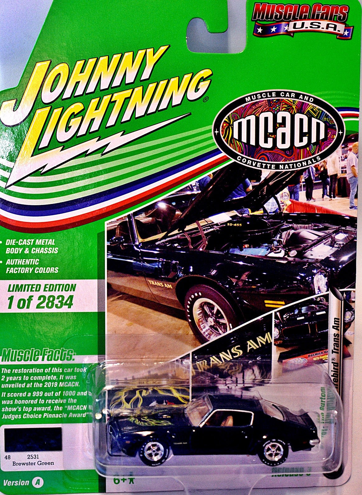 Johnny Lightning Muscle Cars USA - 1973 Pontiac Firebird Trans Am