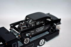 Hot Wheels: Black Hole Racing Team - 55 Chevy NHRA Gasser & Transporter