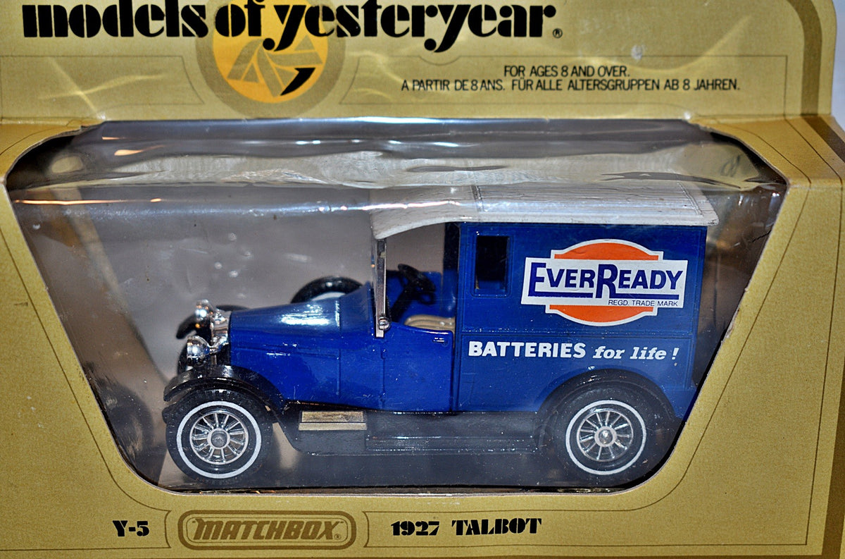 Matchbox - Models of Yesteryear Y5 1927 Talbot EverReady Batteries