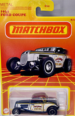 Matchbox Retro Series - 1933 Ford Coupe Matchbox Speed Shop Hot Rod