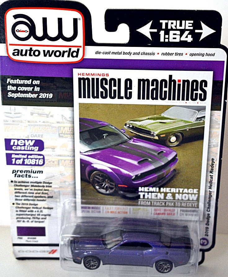 Auto World - 2019 Dodge Challenger Hellcat Redeye