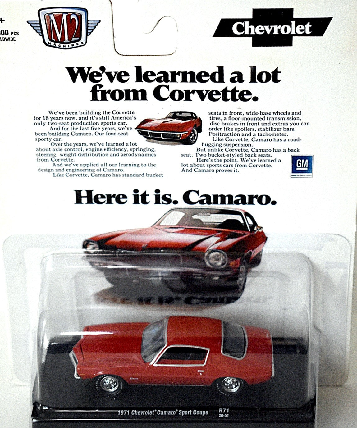 M2 Machines Drivers -  1971 Chevrolet Camaro Sport Coupe
