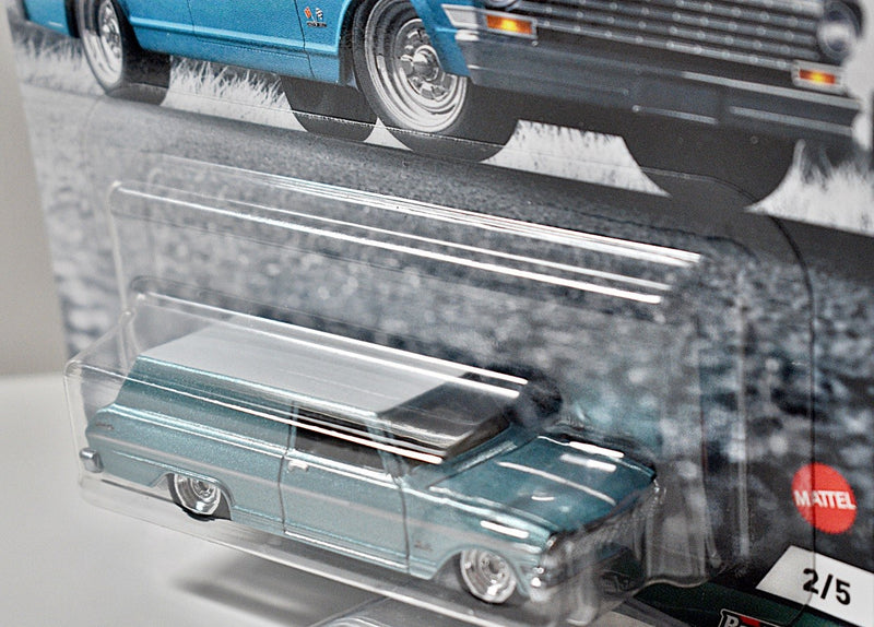 Hot Wheels - Premium - Fast Wagons - 1964 Chevy Nova Panel