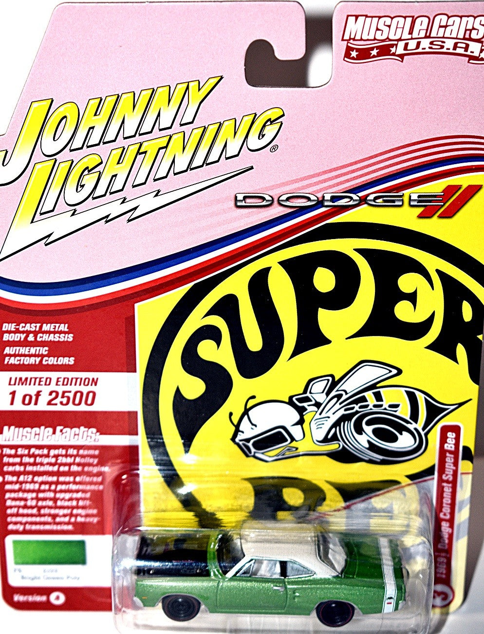 Johnny Lightning Muscle Cars USA - 1969 Dodge Coronet Super Bee