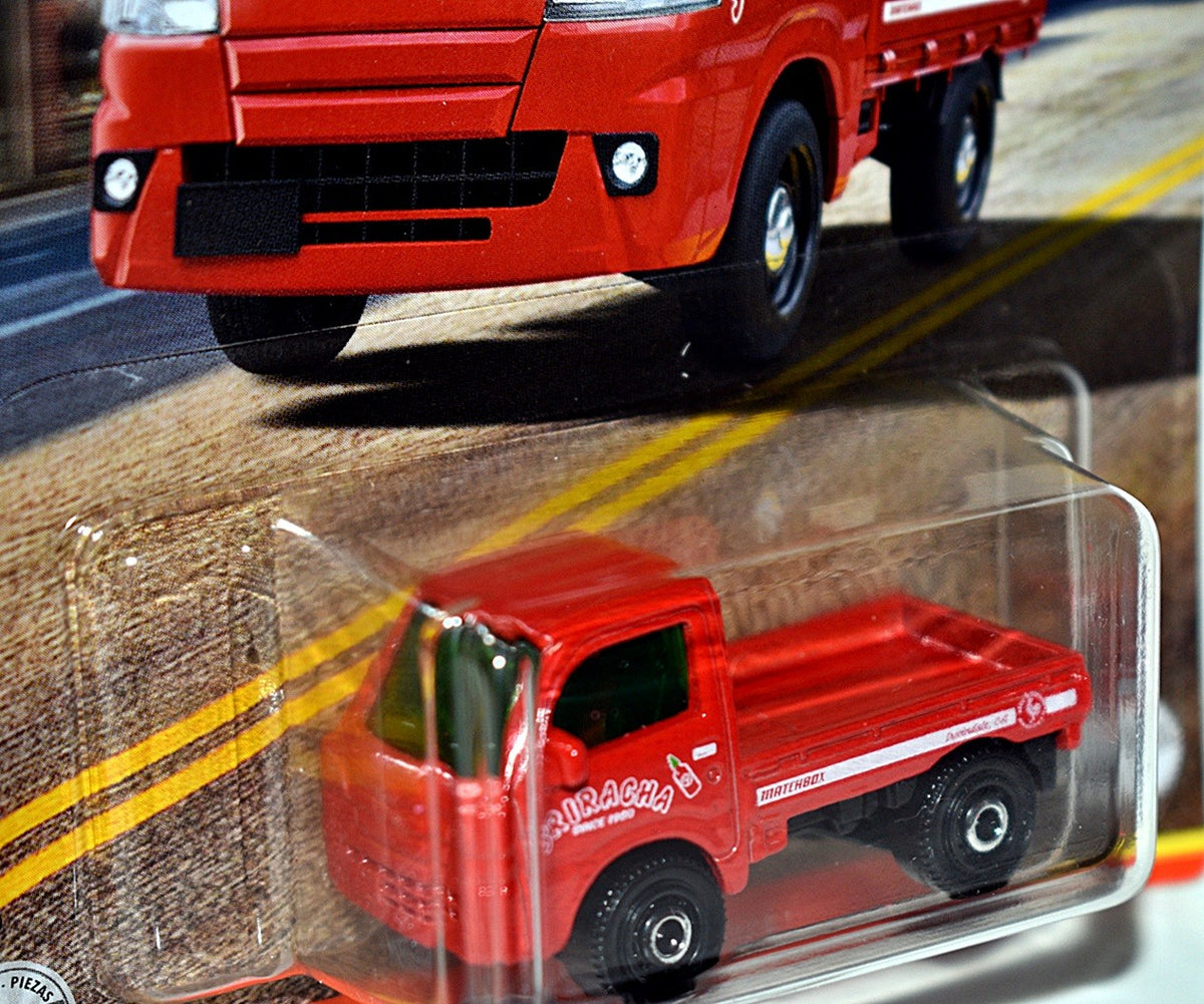Matchbox Subaru Sambar Sriracha company Flatbed Truck