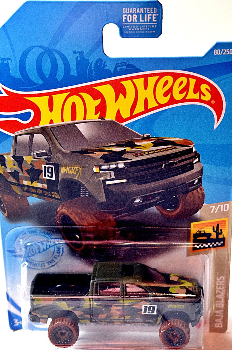 Hot Wheels-  2019 Chevrolet Silverado Trail Boss LT Pickup Truck