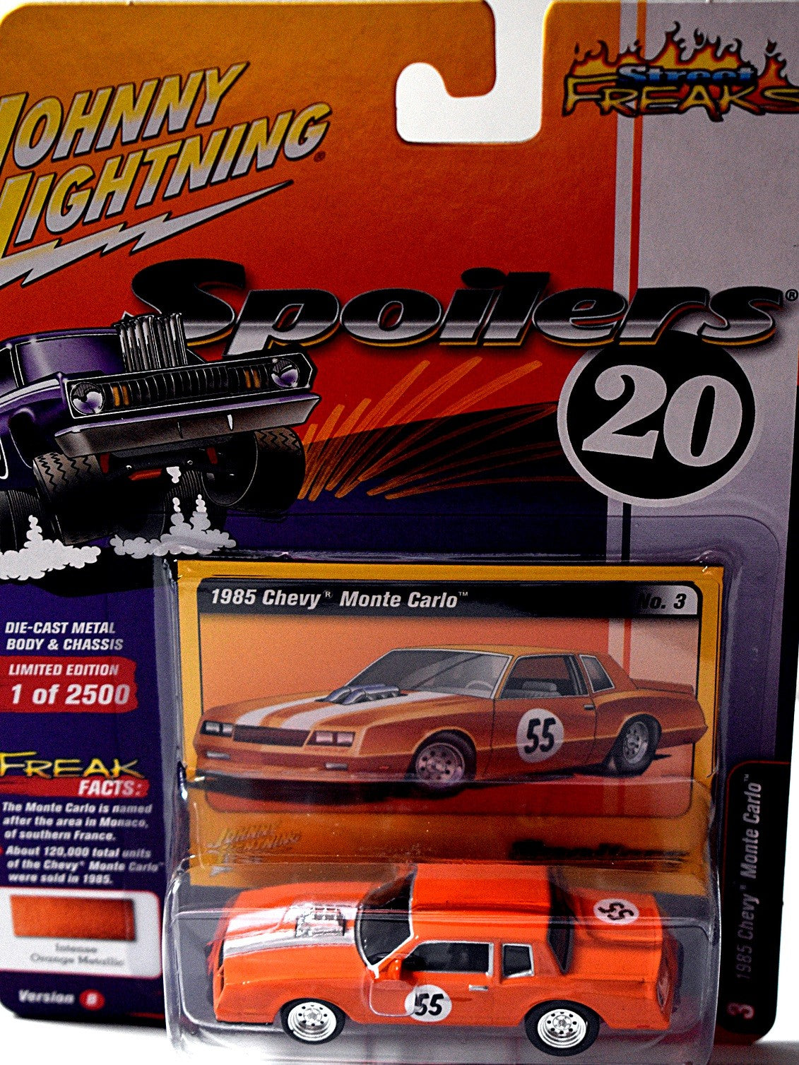 Johnny Lightning Spoilers 1985 Chevrolet Monte Carlo SS