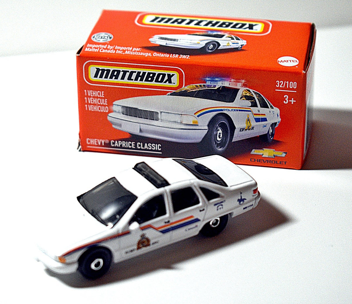 Matchbox Power Grabs - Royal Canadian Mounted Police Chevrolet Caprice Patrol Car