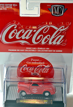 M2 Machines Auto-Thentics 1941 Willys Gasser with Coca-Cola Sponsorship