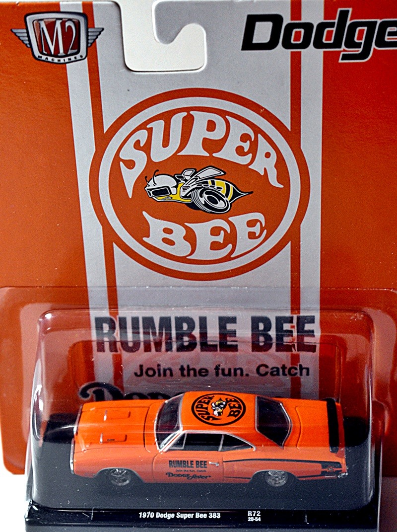 M2 Machines Drivers - Rumble Bee - 1970 Dodge Super Bee 383