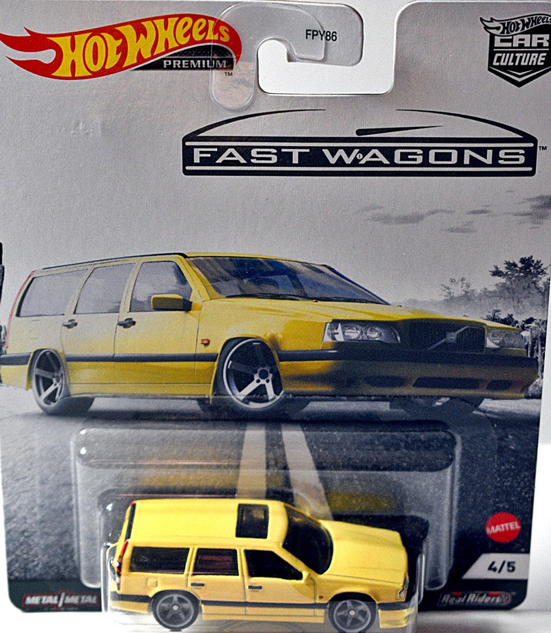 Hot Wheels - Premium - Fast Wagons - Volvo 740 Station Wagon