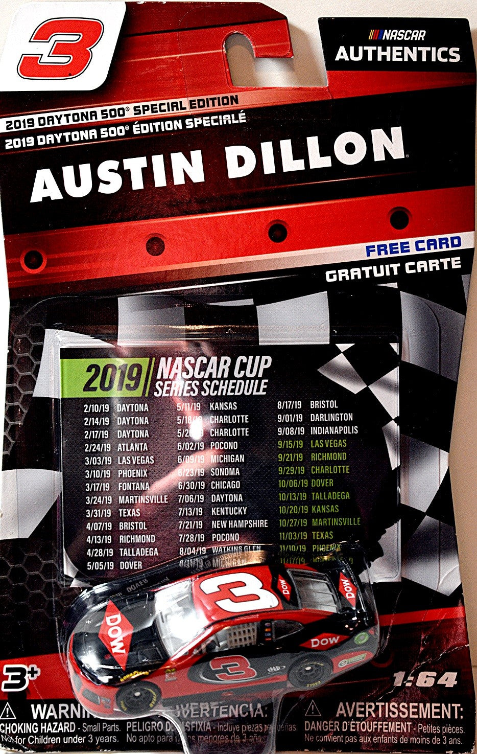 NASCAR Authentics - RCR Racing - Daytona 500 Special - Austin Dillon Dow Chevrolet Camaro