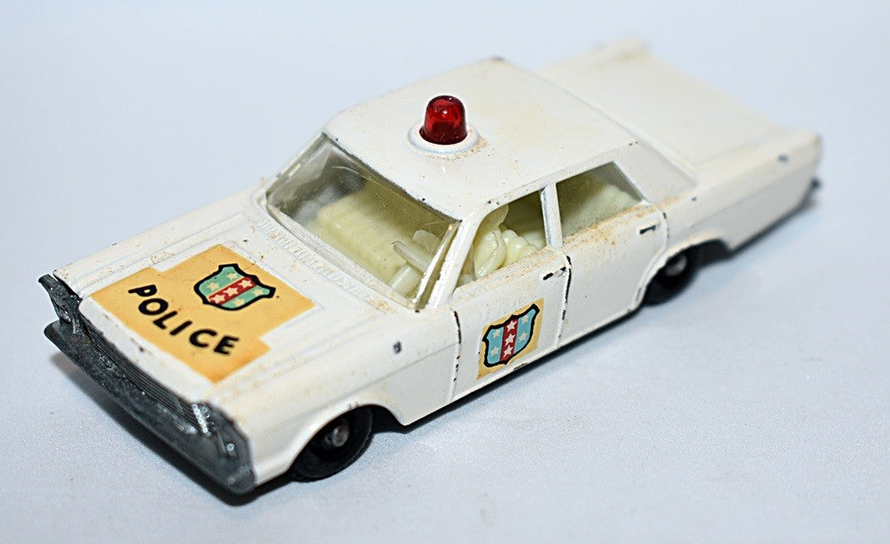 Matchbox Regular Wheels - 1965 Ford Galaxie Police Car