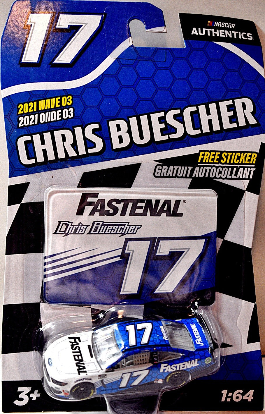 Lionel NASCAR Authentics - Chris Buescher Fastenal Ford Mustang