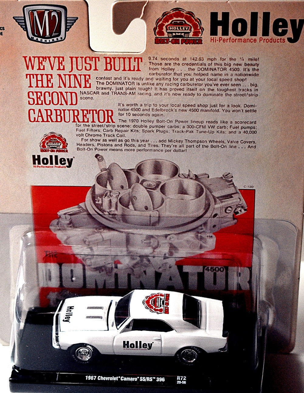 M2 Machines Detroit Muscle - Holley Carbs 1967 Chevrolet Camaro SS/RS 396
