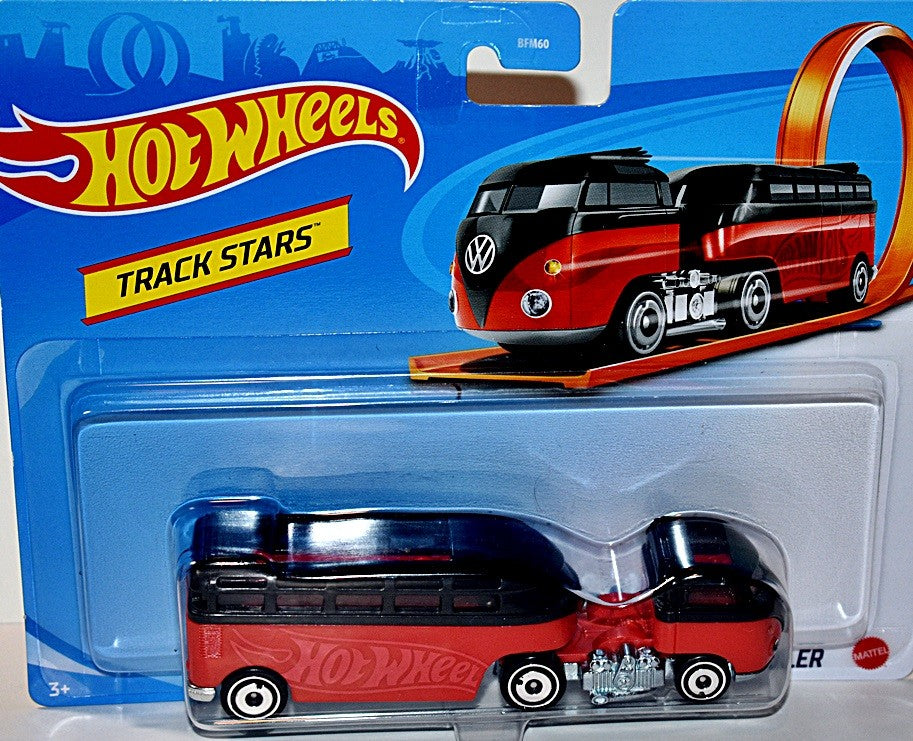 Hot Wheels Track Stars -Custom  Volkswagen RV Hauler
