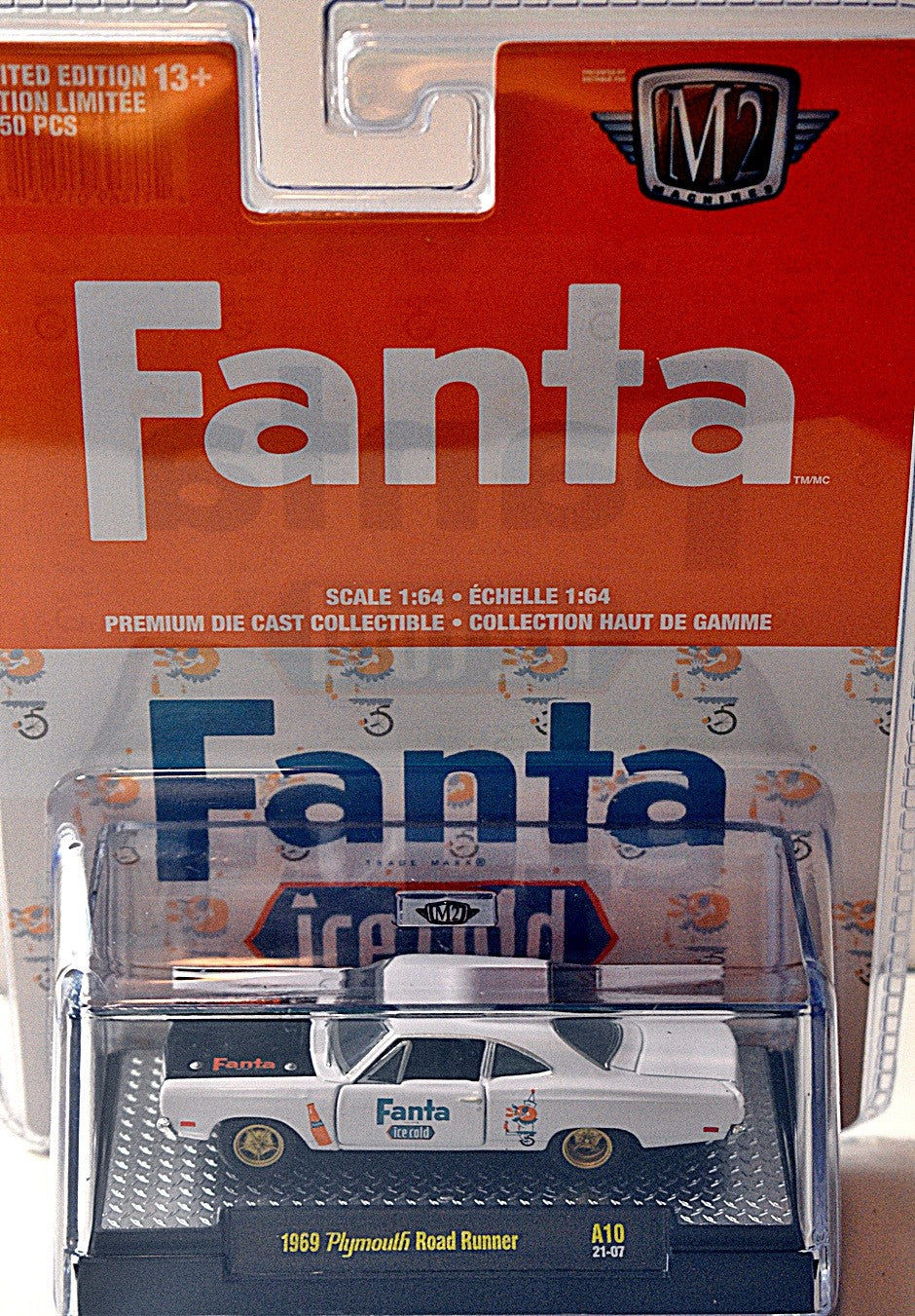M2 Machines - Coca-Cola - Fanta Orange - 1969 Plymouth Road Runner