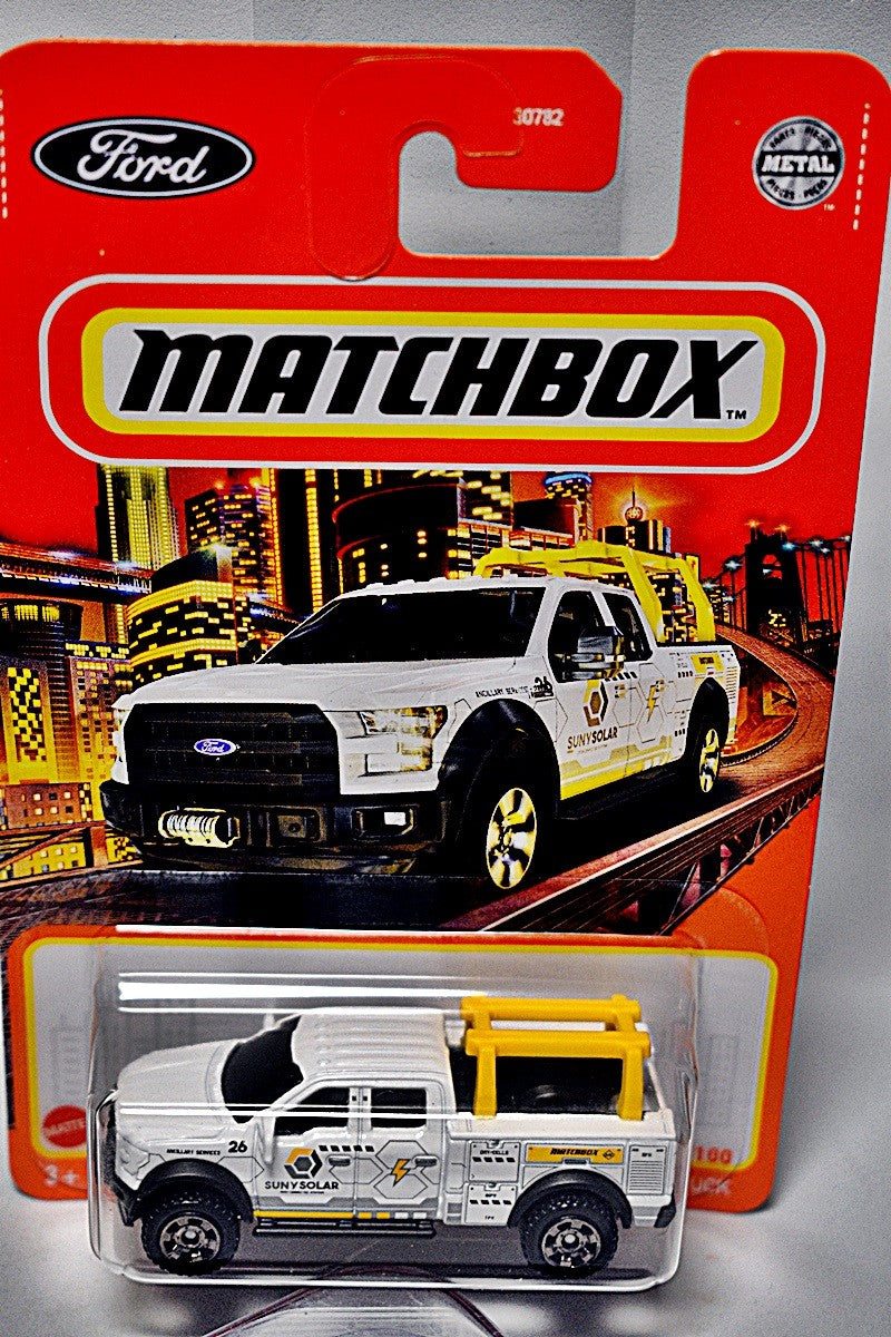 Matchbox Ford F-150 Solar Power Company Pickup Truck