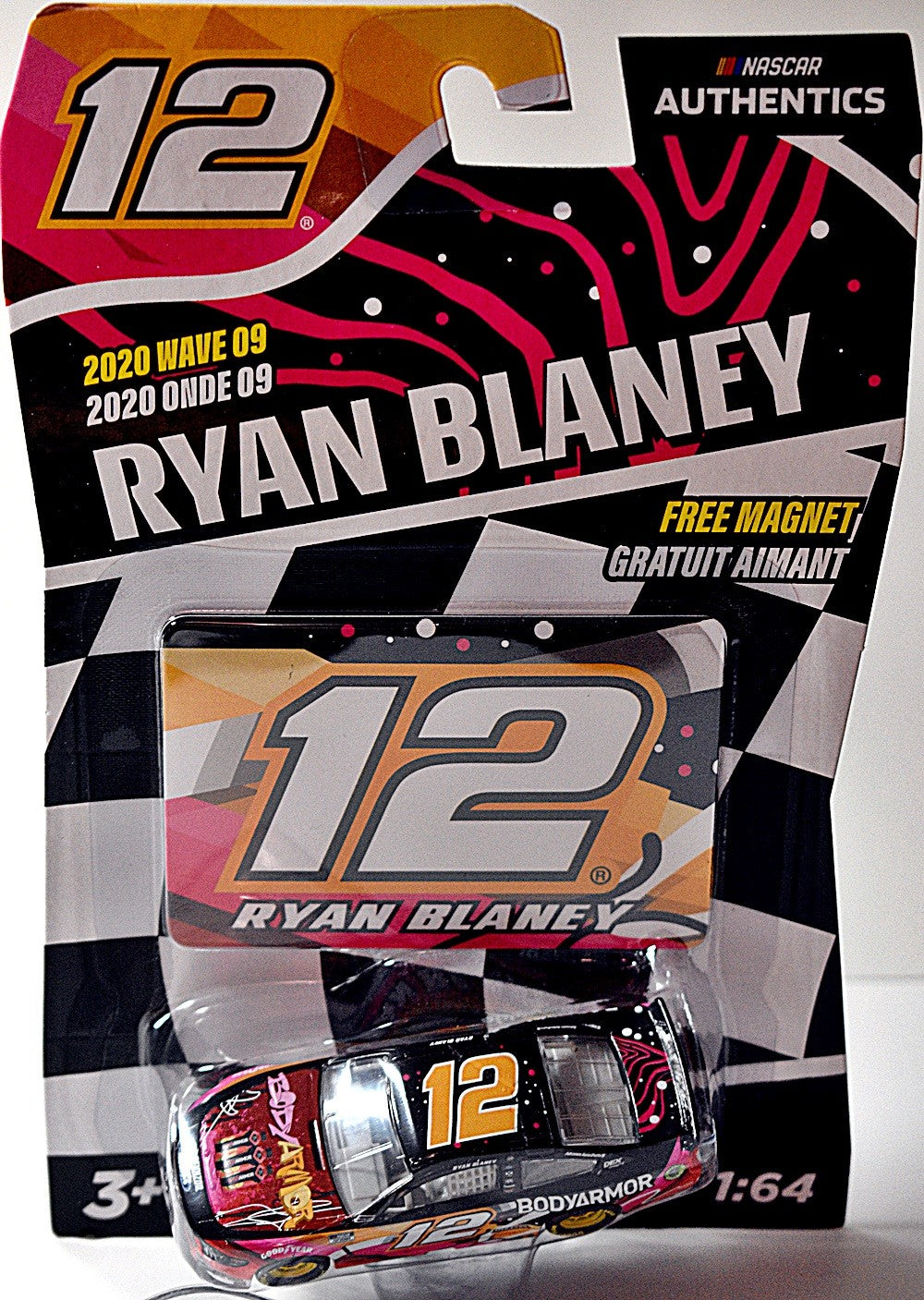 NASCAR Authentics - Ryan Blaney BodyArmor  Ford Mustang