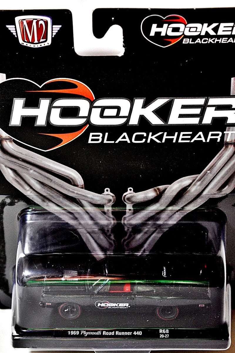 M2 Machines Drivers - 1969 Plymouth Road Runner 400 - Hooker Blackheart