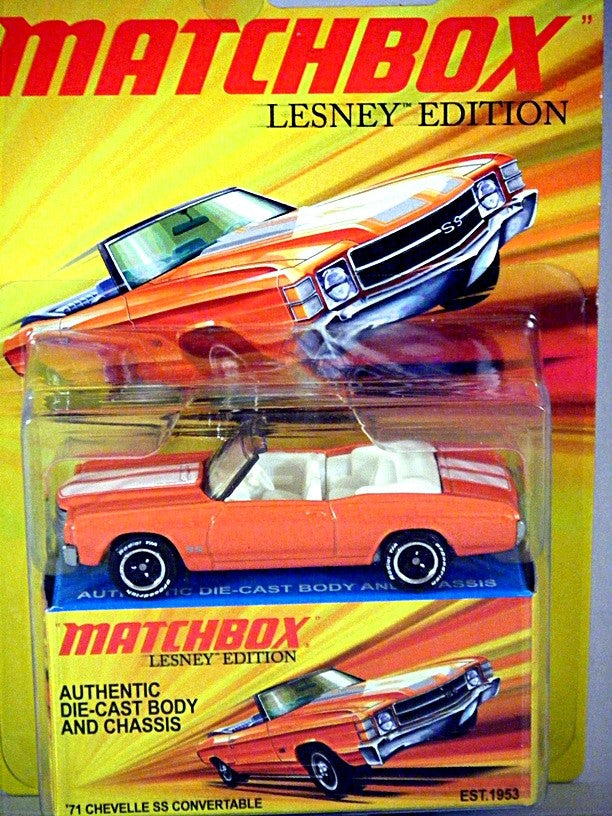 Matchbox Lesney Superfast Edition - 1971 Chevrolet Chevelle SS-454 Convertible