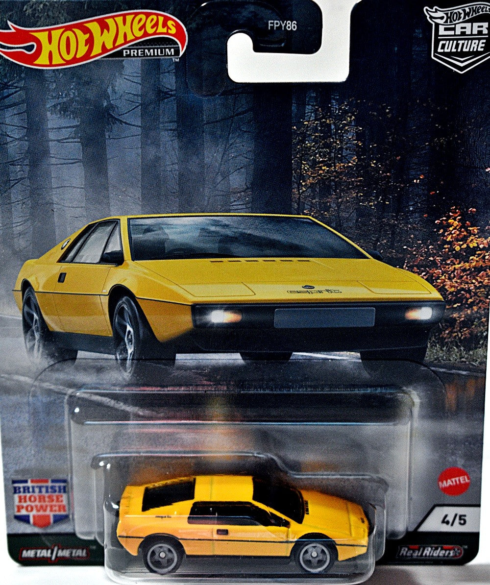 Hot Wheels Premium - British Horse Power - Lotus Turbo Espirit S1