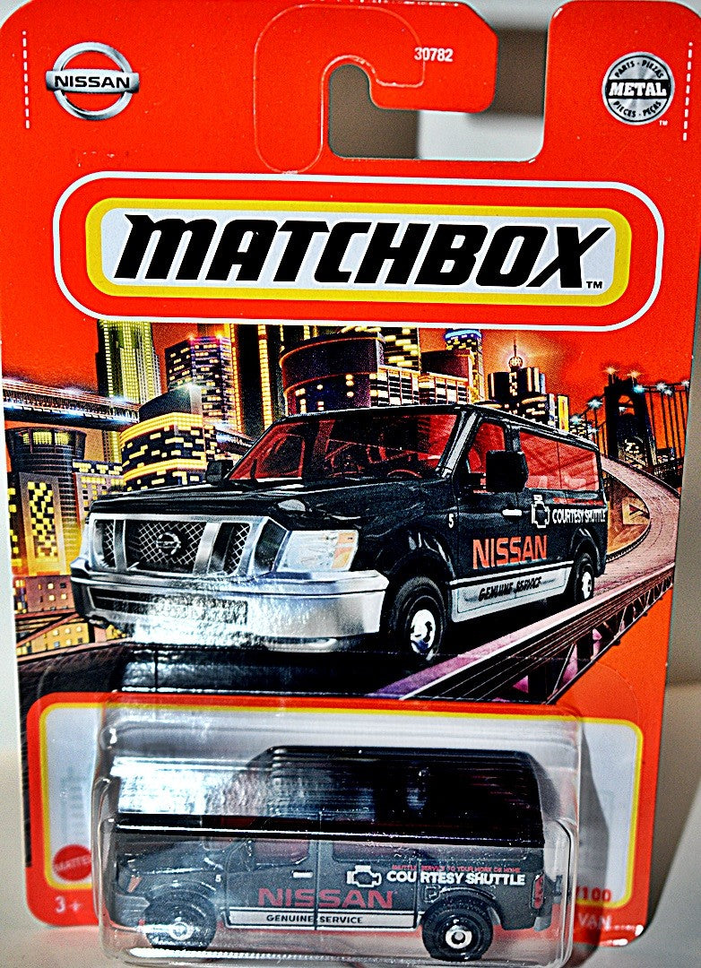 Matchbox Nissan NV Dealer Courtesy Van