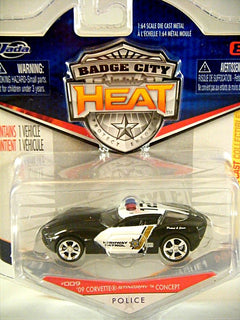 Jada Badge City Heat - Chevrolet Corvette Stingray Concept Police Car