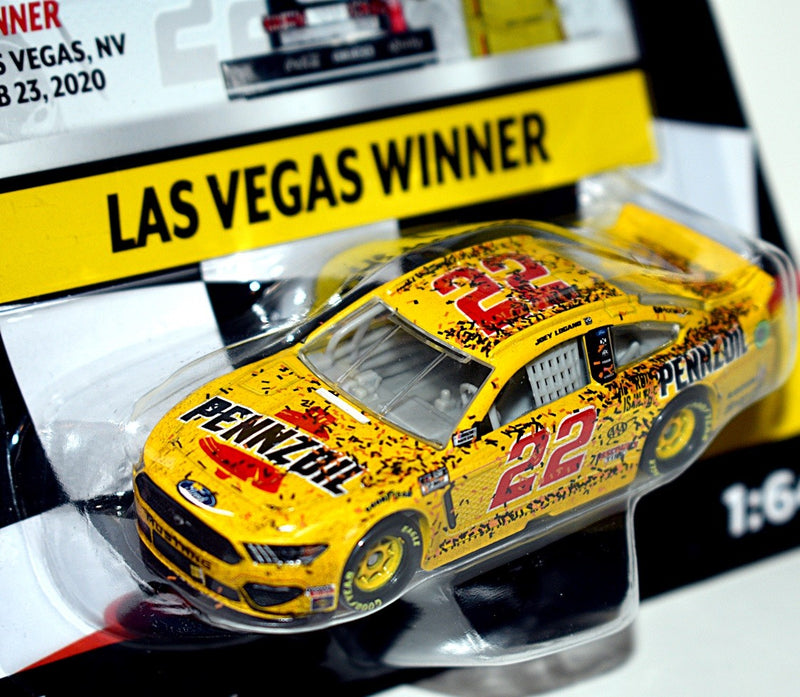 NASCAR Authentics - Joe Gibbs Racing - Logano   Pennzoil 400 Winning Pennzoil Ford Mustang
