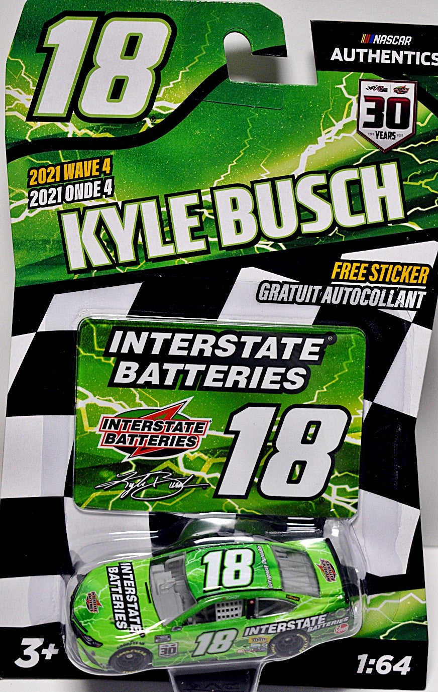 NASCAR Authentics - Joe Gibbs Racing - Kyle Busch Interstate Batteries Toyota Camry