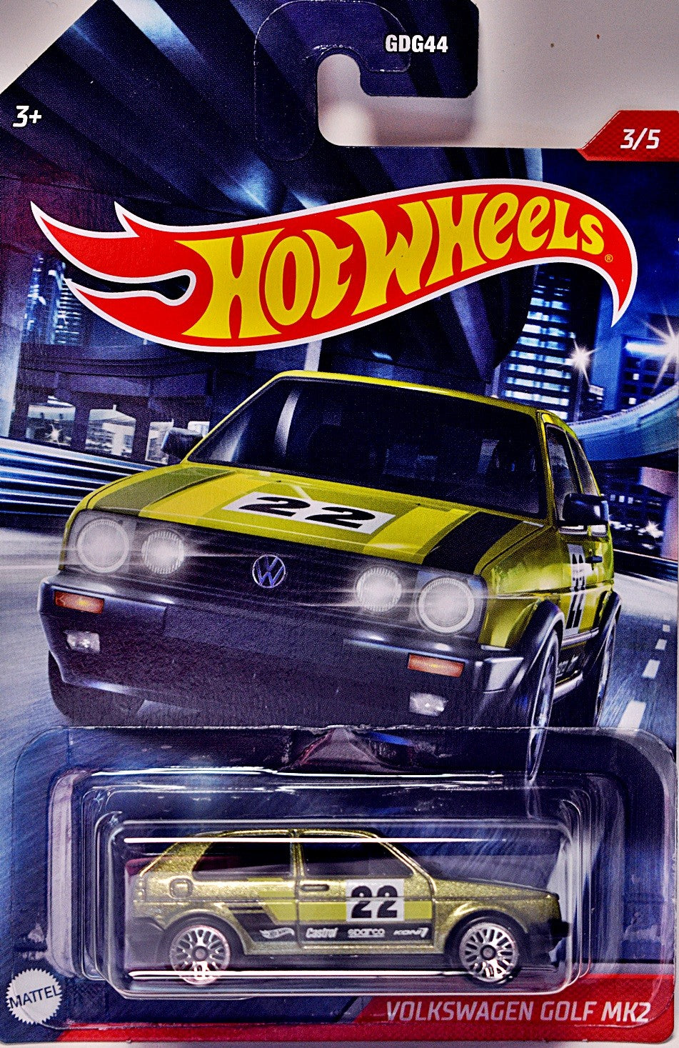 Hot Wheels Cult Racers - Volkswagen Golf MK2