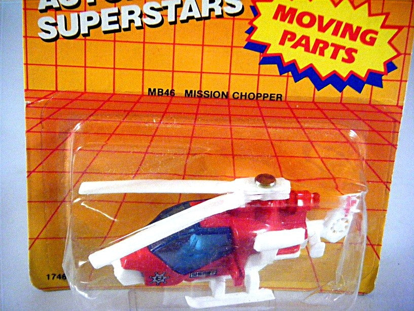 Matchbox Mission Helicopter - Sheriff's Dept Police Chopper