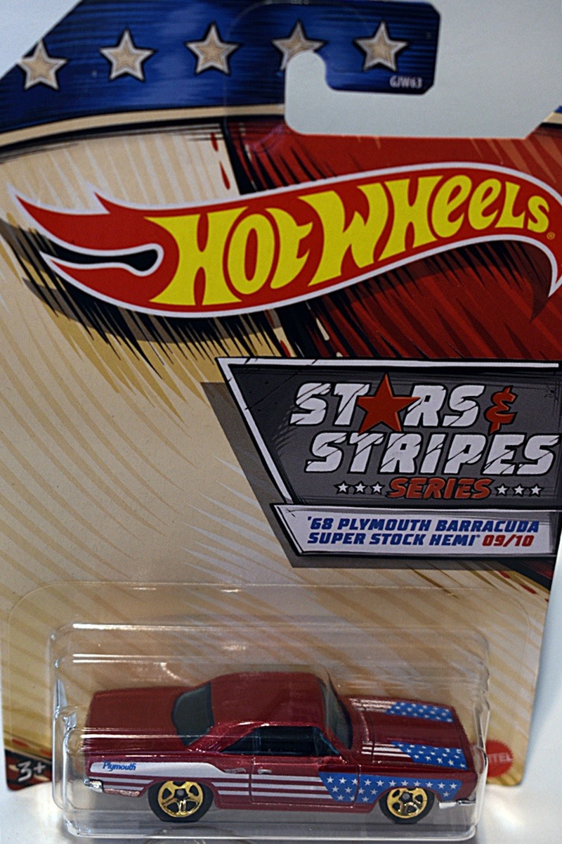 Hot Wheels Stars & Stripes: 68 Plymouth Barracuda Super Stock Hemi