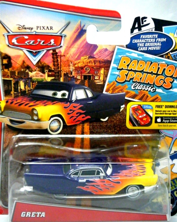 Disney  CARS - Desoto w/ 50's Flame Job - Greta