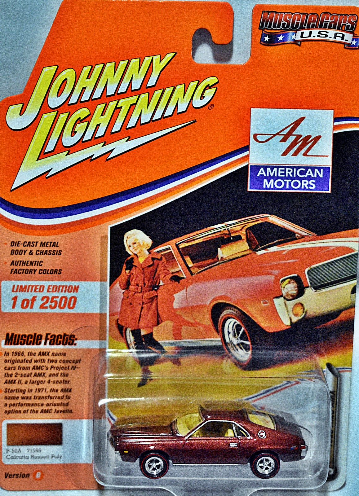 Johnny Lightning Muscle Cars USA - 1968 AMC AMX